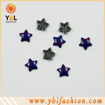 Hotfix Star Shape Convex Item Metal Studs for Garments